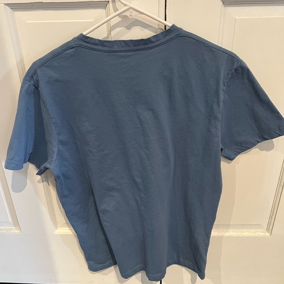 Allsaints Mens Brace T Shirt Light Blue - Picture 2 of 4